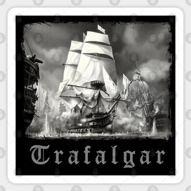 TRAFALGAR 1 Sticker by MiroDesign